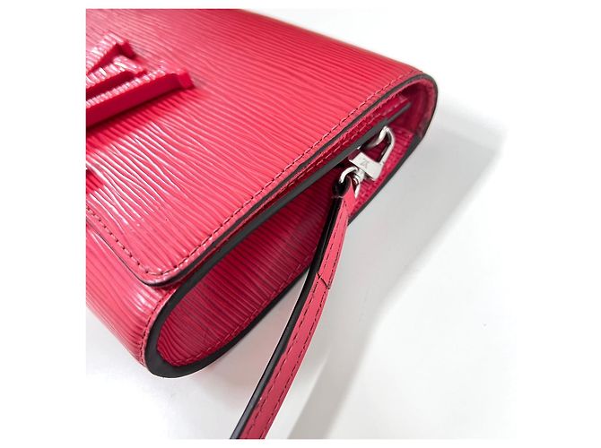 Louis Vuitton Borsa a tracolla e pochette PM in pelle Epi - vista 11