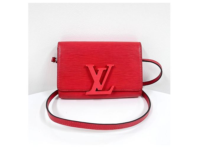 Louis Vuitton Borsa a tracolla e pochette PM in pelle Epi - vista 3