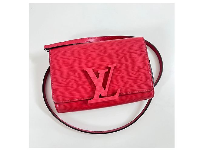 Louis Vuitton Borsa a tracolla e pochette PM in pelle Epi - vista 4