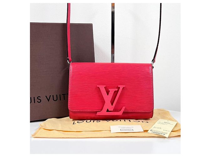 Louis Vuitton Borsa a tracolla e pochette PM in pelle Epi - vista 5