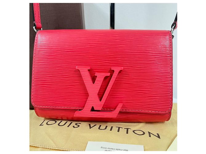 Louis Vuitton Borsa a tracolla e pochette PM in pelle Epi - vista 7