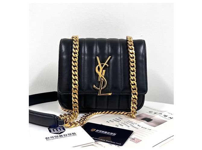 Autre Marque Borsa a tracolla e spalla Vicky Chain Nera - vista 4