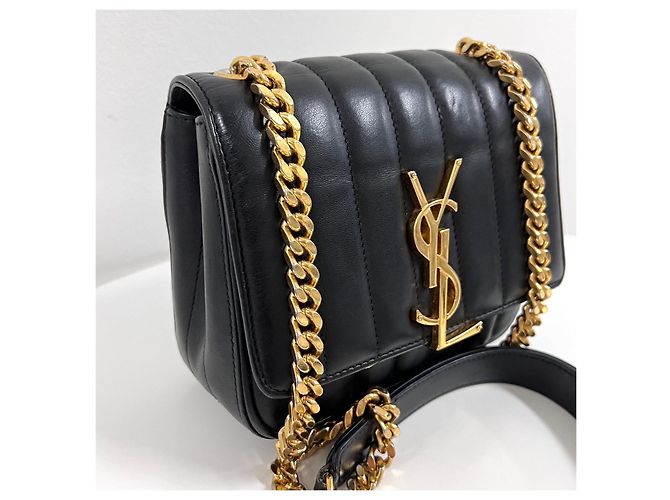 Autre Marque Borsa a tracolla e spalla Vicky Chain Nera - vista 8