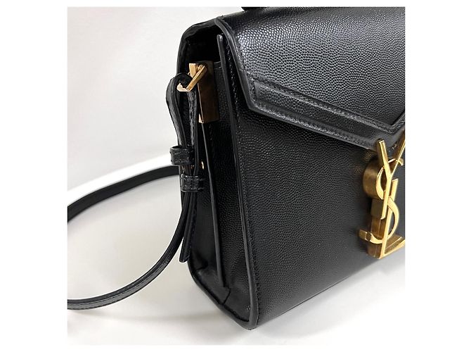 Autre Marque Borsa a mano e spalla Cassandra Mini Top Handle Tote Nera - vista 8