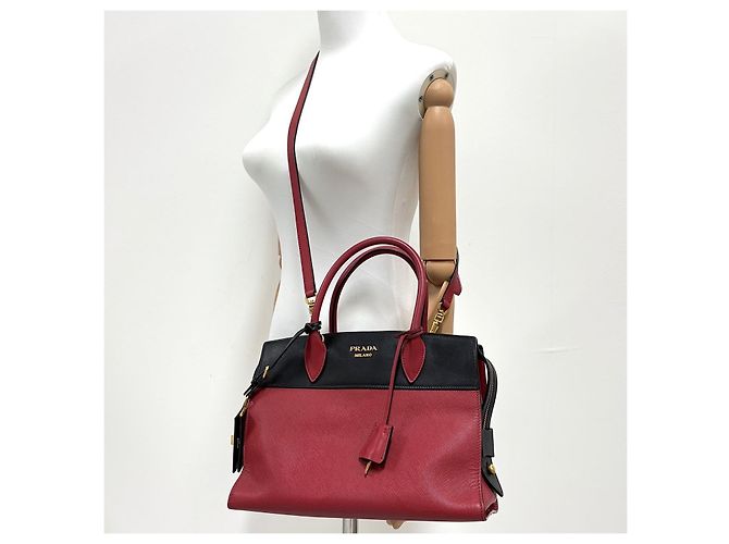 Prada Borsa Tote Saffiano Esplanade Borsa a Tracolla - vista 2