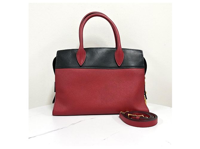 Prada Borsa Tote Saffiano Esplanade Borsa a Tracolla - vista 4