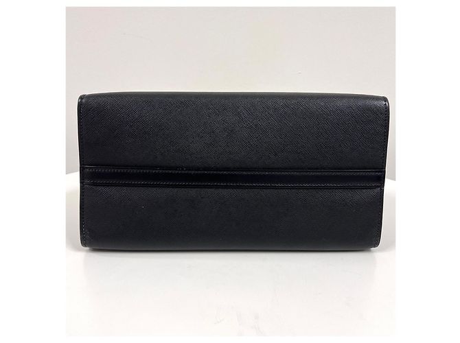 Prada Borsa Tote Saffiano Paradigm Borsa a Tracolla Nera - vista 12