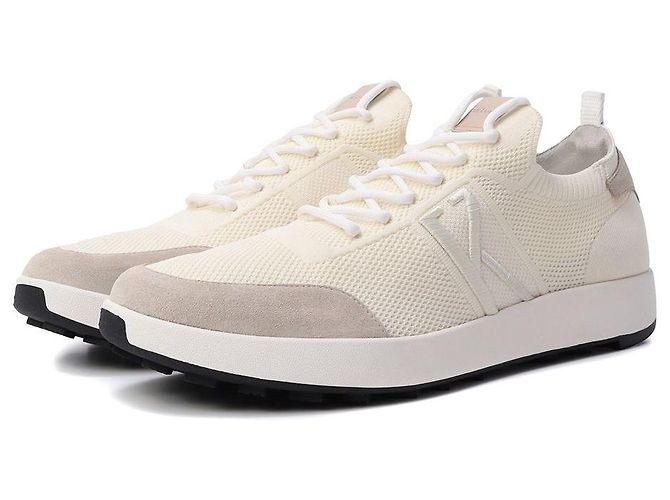 Kiton Sneakers in cotone tecnico Cream White - vista 7