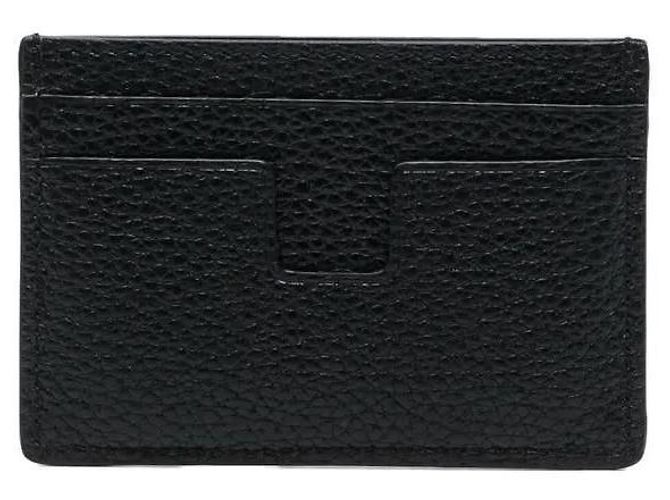 Tom Ford Silver Logo Card Holder - view 3