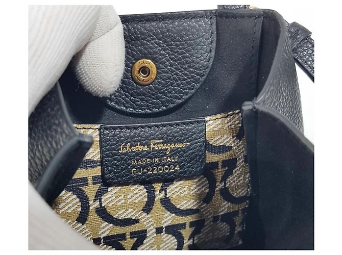 Salvatore Ferragamo Borsa a tracolla Gancini Mini - vista 8