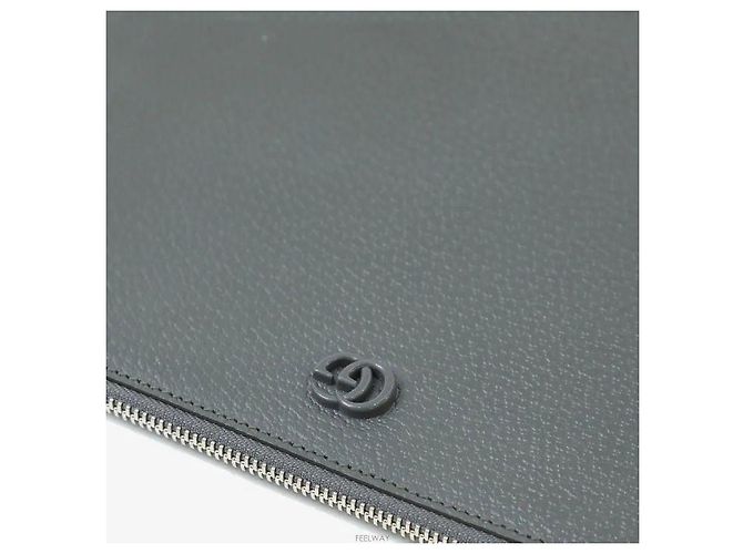 Gucci Clutch GG Marmont Gray - vista 5