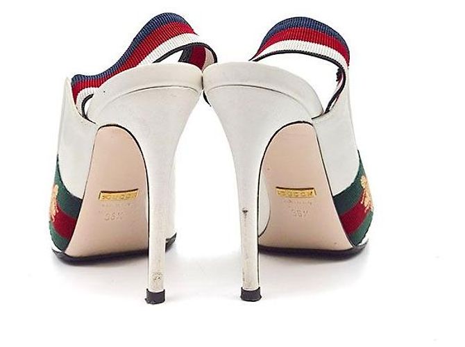 Gucci Décolleté Sylvie Web Slingback - vista 5