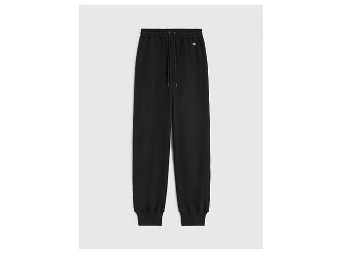 Céline Pantaloni Jogger in Pile di Cotone - vista 4