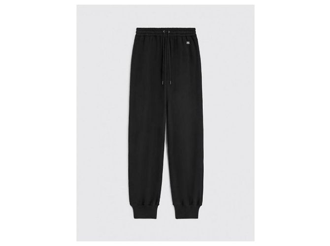 Céline Pantaloni Jogger in Pile di Cotone - vista 5