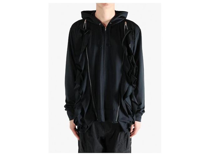 Comme Des Garcons Plus Hoodie PQ Schwarz - Ansicht 5