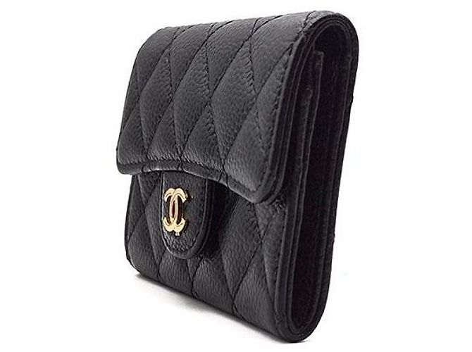 Chanel Kartenetui Caviar Schwarz Leder - Ansicht 2
