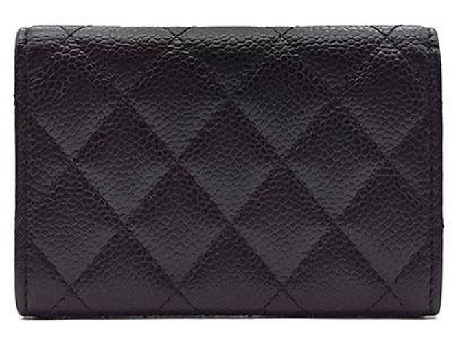 Chanel Kartenetui Caviar Schwarz Leder - Ansicht 3