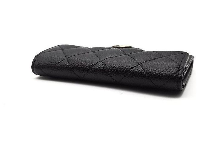 Chanel Kartenetui Caviar Schwarz Leder - Ansicht 4