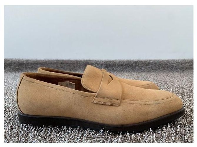 Mocassini Bally in camoscio marrone uomo - vista 6