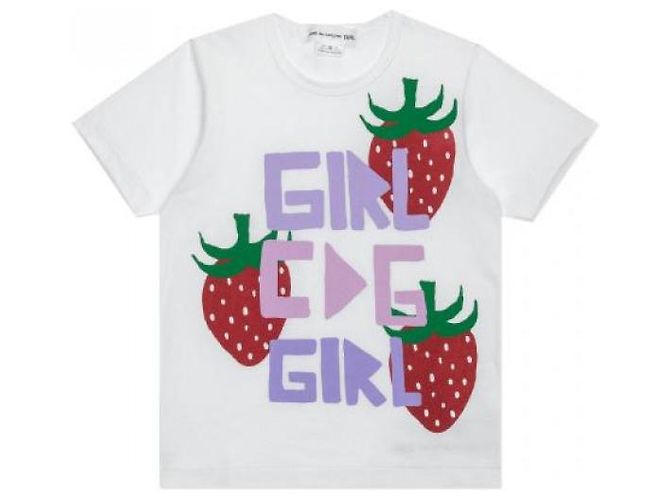 Comme Des Garcons Westfall Strawberry T-Shirt mit kurzen Ärmeln NQ - Ansicht 4