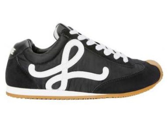 Loewe Sneakers Ballet Runner in nylon e vitello - vista 4