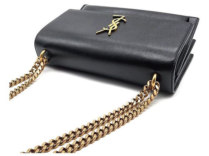 Autre Marque SAINT LAURENT Borsa Sunset Medium Nera in Pelle - vista 6