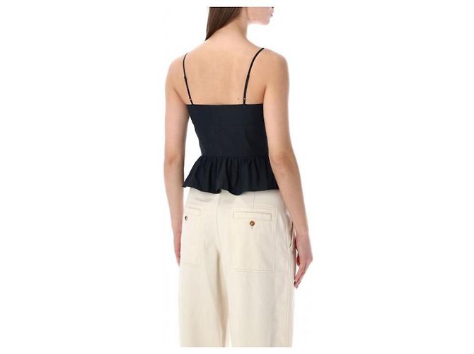 Top Isabel Marant Preto de Algodão - vista 5