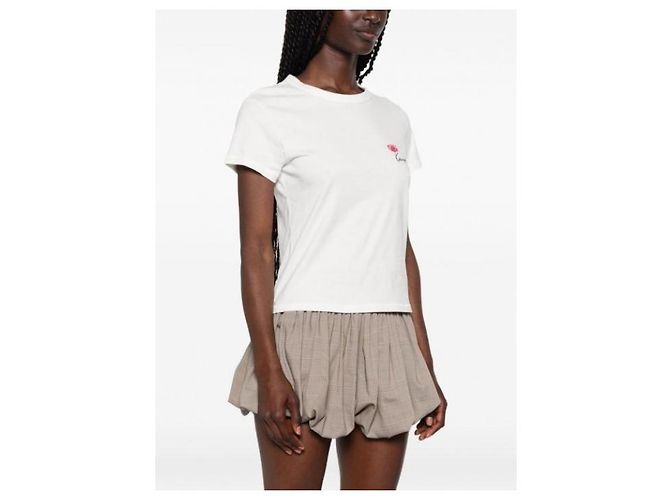Kenzo Baumwoll-T-Shirt mit bestickter Tulpe - Ansicht 6