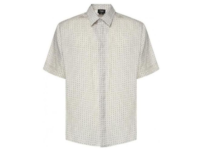 Fendi Leinenhemd Beige - Ansicht 4