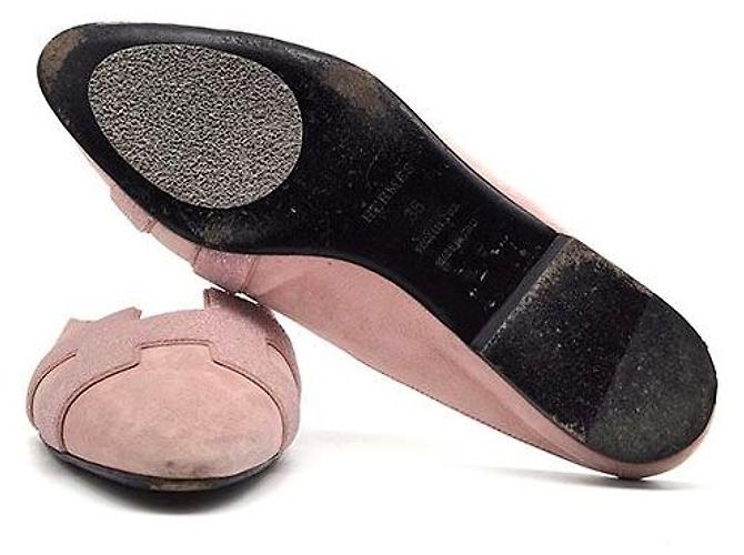 Mule Roksanne Hermès in camoscio rosa - vista 6