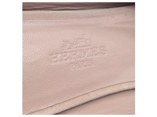 Mule Roksanne Hermès in camoscio rosa - vista 7