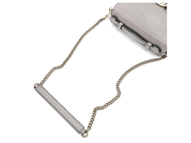 Gucci Mala de mão e de ombro Interlocking com pega superior - vista 5