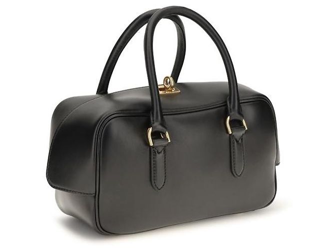 Balenciaga Borsa a mano in pelle di agnello nera - vue 3