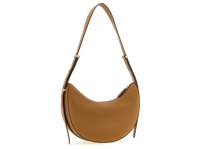 Prada Borsa a tracolla in vitello marrone - vista 2
