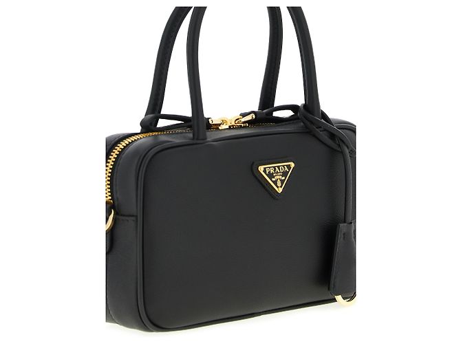 Prada Borsa in pelle di vitello nera - vista 3