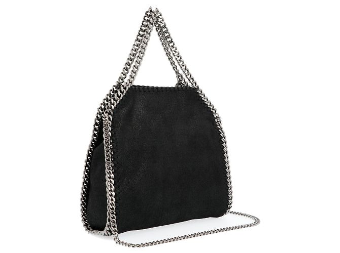Stella Mc Cartney Borsa in poliestere nera - vista 2