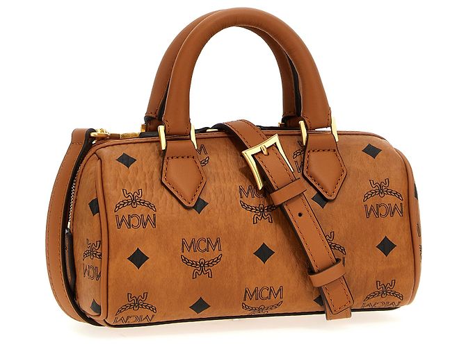MCM Borsa in polietilene marrone - vista 2