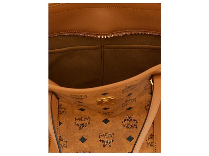 MCM Braune Polyethylen-Tasche - Ansicht 4