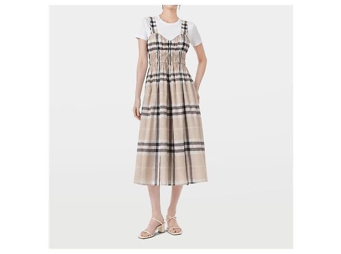 Burberry ABITO SENZA MANICHE A SCACCHI - vista 4