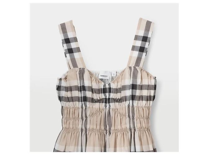 Burberry ABITO SENZA MANICHE A SCACCHI - vista 6