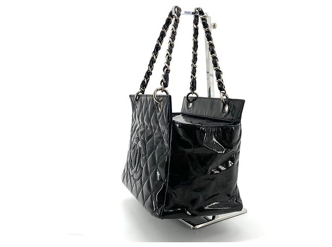 Chanel Borsa a spalla quadrata verniciata - vista 10