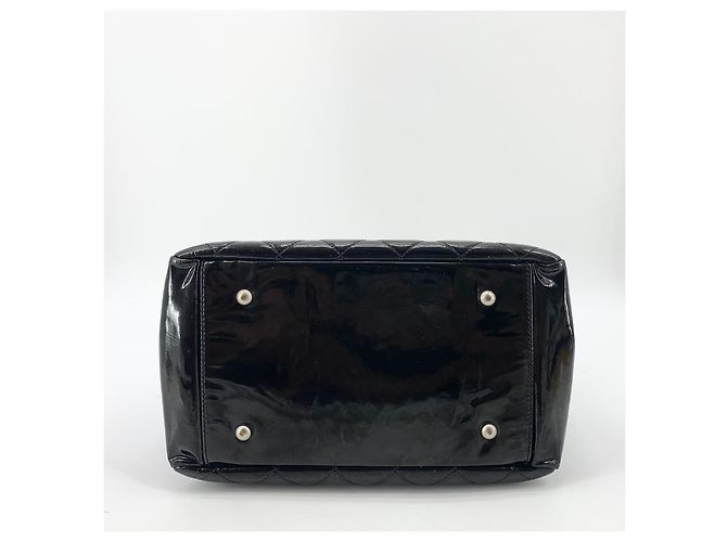 Chanel Borsa a spalla quadrata verniciata - vista 5