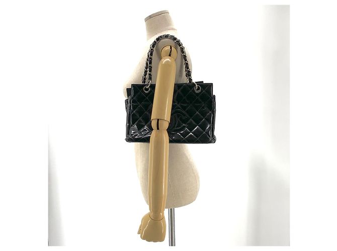 Chanel Borsa a spalla quadrata verniciata - vista 6
