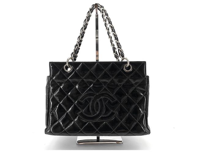 Chanel Borsa a spalla quadrata verniciata - vista 8