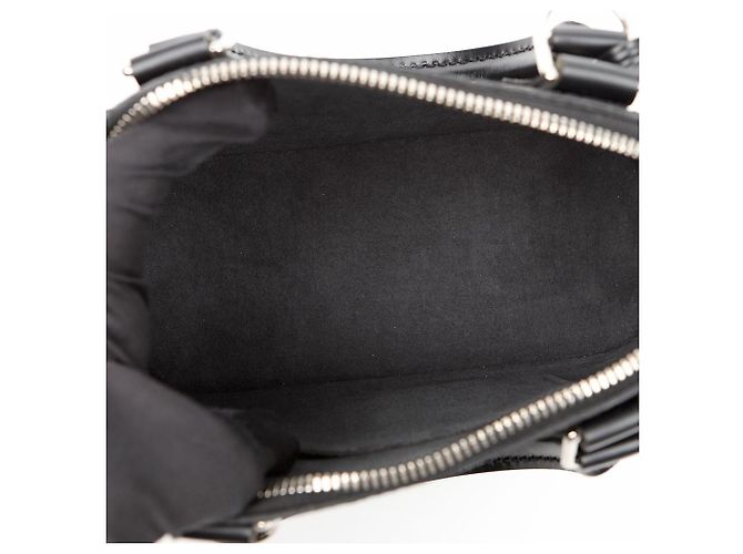 Louis Vuitton Borsa a mano e a tracolla Alma BB in pelle Epi Nero - vista 11