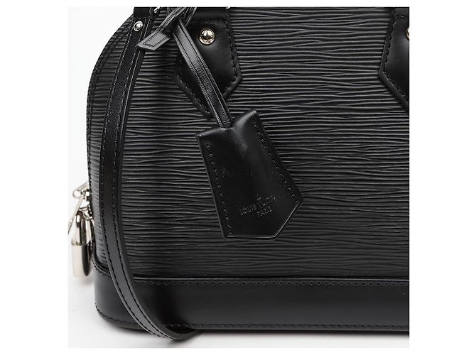 Louis Vuitton Borsa a mano e a tracolla Alma BB in pelle Epi Nero - vista 3