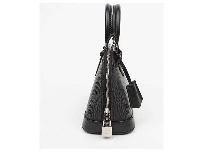 Louis Vuitton Borsa a mano e a tracolla Alma BB in pelle Epi Nero - vista 6