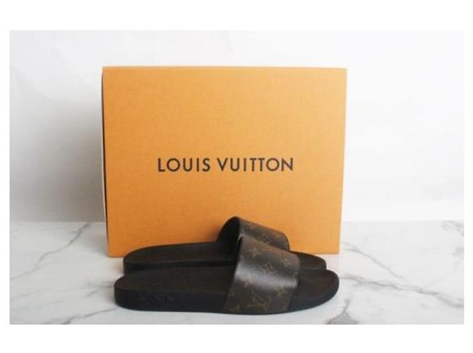 Louis Vuitton Mules Waterfront Monogram in gomma - vista 2