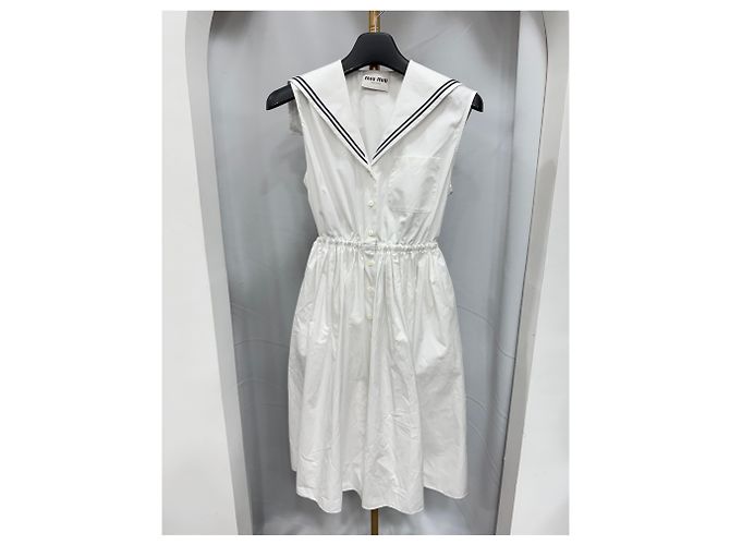 Miu Miu Sailor Popeline Kleid One Piece Size - Ansicht 2