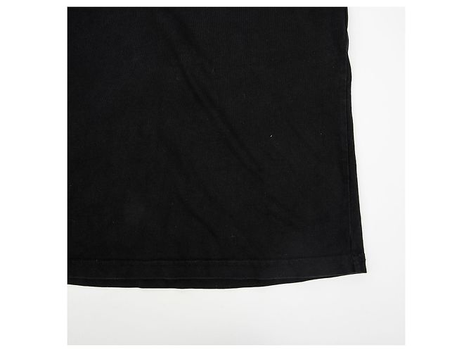 Balenciaga Wave Logo Baumwoll-T-Shirt Schwarz - Ansicht 8